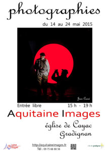 Affiche de l'exposition photographique  Aquitaine Images